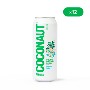 Woda kokosowa z młodego kokosa 500 ml (zestaw 12 sztuk) 