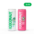 Woda kokosowa z młodego kokosa 320 ml MIX 2x10 (zestaw 20 sztuk)