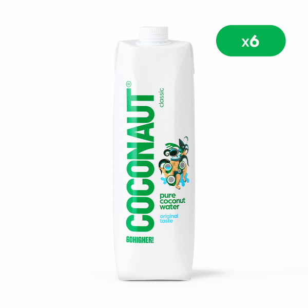 Woda kokosowa 1000 ml (zestaw 6 sztuk)